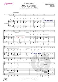 Zum Sanctus - D 872 von Franz Schubert 