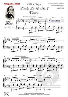 Etüde Op. 4, Nr. 3 'Tristesse' von Frédéric Chopin 