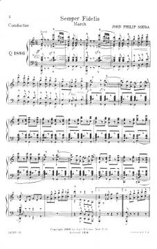 Semper Fidelis (March) von John Philip Sousa 