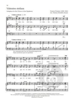 4 Motets pour le temps de Noël von Francis Poulenc 