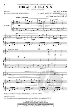 For All the Saints von Ralph Vaughan Williams 