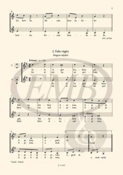 Hét könnyü gyermekkar von Zoltán Kodály 