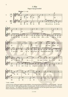 Hét könnyü gyermekkar von Zoltán Kodály 