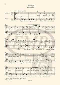 Hét könnyü gyermekkar von Zoltán Kodály 