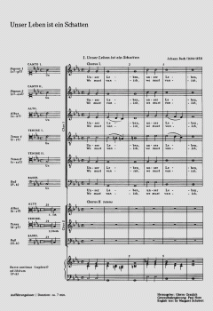 Unser Leben ist ein Schatten von Johann Sebastian Bach (Download) 