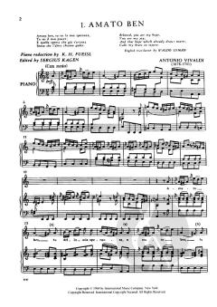 Five Arias for High Voice von Antonio Vivaldi 