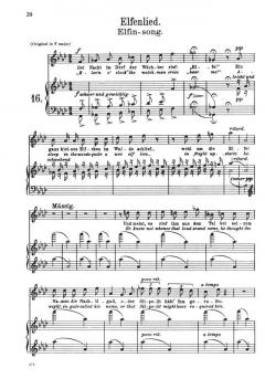 52 Songs On Poems By Mörike Vol. 2 High Voice von Hugo Wolf 