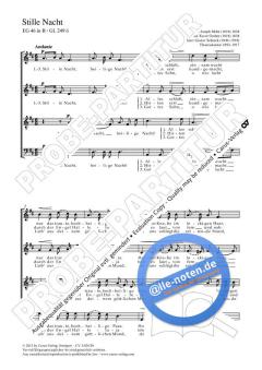 Stille Nacht D-Dur von Gustav Schreck (Download) 