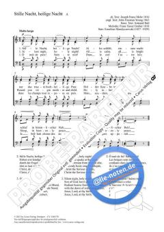 Stille Nacht, heilige Nacht C-Dur von Eusebius Mandyczewski (Download) 