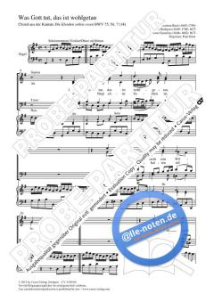Was Gott tut, das ist wohlgetan G-Dur BWV 75, 7 (J.S. Bach) 