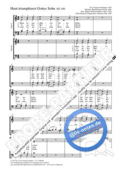 Heut triumphieret Gottes Sohn a-Moll von Johann Sebastian Bach (Download) 