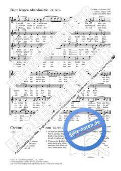 Beim letzten Abendmahle C-Dur von Arnold Mendelssohn (Download) 