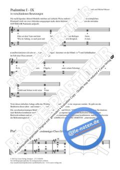 Psalmtöne I-IX von Matthias Kreuels (Download) 