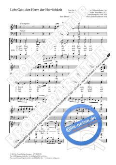 Lobt Gott, den Herrn der Herrlichkeit von Johann Sebastian Bach (Download) 
