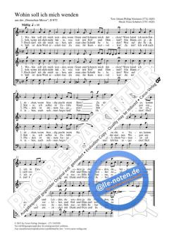 Wohin soll ich mich wenden F-Dur D 872, 1 von Franz Schubert (Download) 