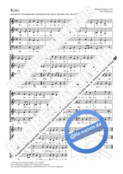 Kyrie F-Dur von Michael Praetorius (Download) 