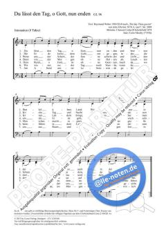 Du lässt den Tag, o Gott, nun enden F-Dur (2012) von Colin Mawby (Download) 