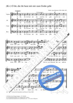 O ihr, die ihr heut mit mir zum Grabe von Anton Bruckner (Download) 