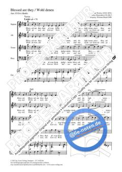 Blesses Are They (Wohl denen) von Samuel Sebastian Wesley (Download) 