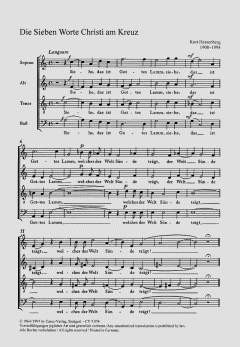 Die Sieben Worte von Kurt Hessenberg (Download) 