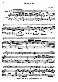 Sonata Nr. 2 von Johann Sebastian Bach 