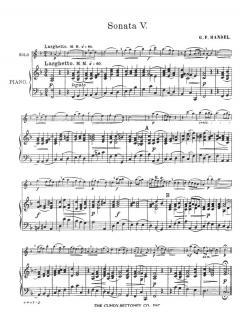 Sonata No. 5 von Georg Friedrich Händel 