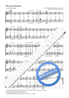 Pie Jesu Domine G-Dur von Charles Gounod (Download) 