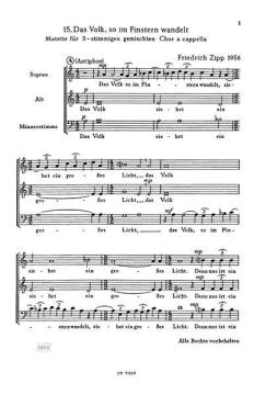 Das Volk, so im Finstern wandelt von Friedrich Zipp (Download) 