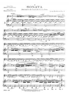Sonate in F-Dur op. 24 von Ludwig van Beethoven 