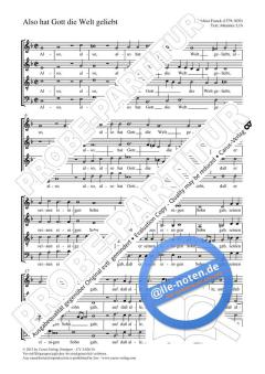 Also hat Gott die Welt geliebt dorisch (Melchior Franck) 