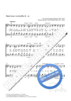 Barn Jesus i en krybbe la D-Dur von Niels Wilhelm Gade (Download) 