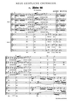 Singet dem Herrn ein neues Lied von Gerd Witte (Download) 