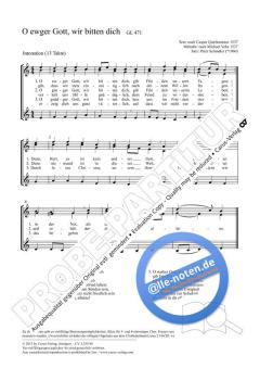 O ewger Gott, wir bitten dich C-Dur (2012) von Peter Schindler (Download) 