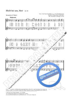 Bleib bei uns, Herr Es-Dur (2012) von Alexander L'Estrange (Download) 