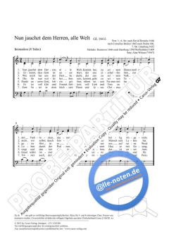 Nun jauchzt dem Herrn, alle Welt C-Dur (2012) von Alan Wilson (Download) 