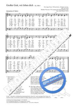 Großer Gott, wir loben dich F-Dur (2012) von Alan Wilson (Download) 