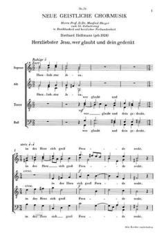 Herzliebster Jesu, wer glaubt von Diethard Hellmann (Download) 