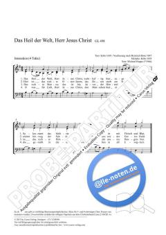 Das Heil der Welt, Herr Jesus Christ von Michael Hoppe (Download) 