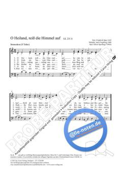 O Heiland, reiß die Himmel auf (2012) von Oliver Sperling (Download) 