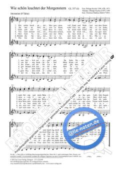 Wie schön leuchtet der Morgenstern D-Dur (2012) von Christian Heiß (Download) 