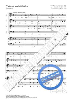 Victimae paschali laudes dorisch von Lorenzo Calvi (Download) 