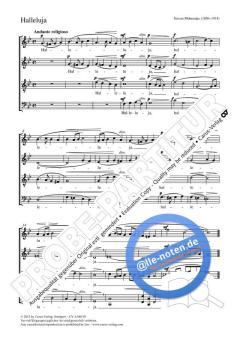 Halleluja g-Moll von Stevan Stojanovic Mokranjac (Download) 