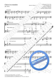 Christ ist erstanden dorisch von Fortunato Santini (Download) 