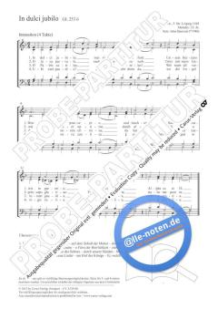 In dulci jubilo F-Dur von John Barnard (Download) 