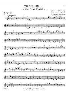 Studies For Violin Op. 32 Part 1 von Hans Sitt im Alle Noten Shop kaufen