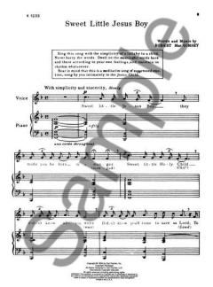 Sweet Little Jesus Boy von Robert MacGimsey 