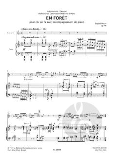 En Forêt op. 40 von Eugène Bozza 