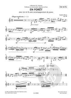 En Forêt op. 40 von Eugène Bozza 