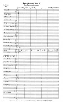 Symphony #4 von David Maslanka 