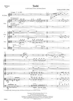 Tashi-Clarinet/Strings von Lukas Foss 